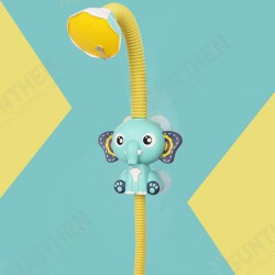 Kids Interactive Baby Bath Toy Sunflower Elephant Pattern Showering Novelties Toys