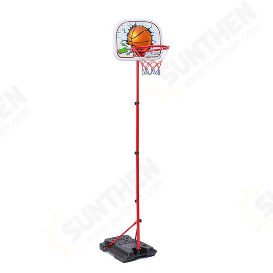 Liftable Tire Iron Frame Basketball Stand Children's Outdoor Indoor Sports Shooting Frame Toys