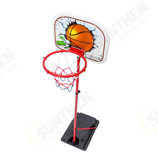 Liftable Tire Iron Frame Basketball Stand Children's Outdoor Indoor Sports Shooting Frame Toys