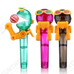 Lollipop Robot Candy Man Storage Holder Cover Creative Novelties Toys 8*8*2CM Pink Grey Green Lollipop Robot Candy Man Storage Holder Cover Creative Novelties Toys 8*8*2CM Pink Grey Green