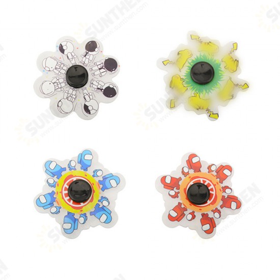 Multi-color Cartoon Whirling Fingertip Gyro Relief Stress Fidget Hand Spinner Anime Dynamic Novelties Toy for Children Gift Multi-color Cartoon Whirling Fingertip Gyro Relief Stress Fidget Hand Spinner Anime Dynamic Novelties Toy for Children Gift