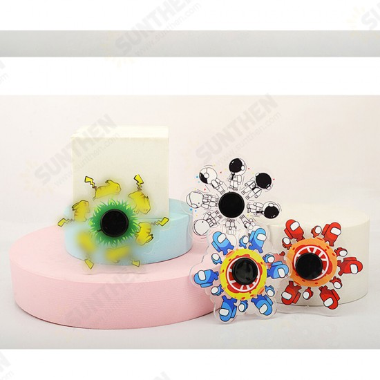 Multi-color Cartoon Whirling Fingertip Gyro Relief Stress Fidget Hand Spinner Anime Dynamic Novelties Toy for Children Gift Multi-color Cartoon Whirling Fingertip Gyro Relief Stress Fidget Hand Spinner Anime Dynamic Novelties Toy for Children Gift
