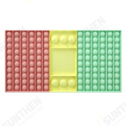 New Multi-color Silicone Push Bubble Parent-child Interaction Desktop Games Stress Reliever Fidget Toys