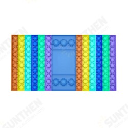 New Multi-color Silicone Push Bubble Parent-child Interaction Desktop Games Stress Reliever Fidget Toys