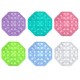 New Multi-shape Random Color Silicone Popits Fidget Push Bubble Parent-child Interaction Desktop Games Stress Reliever Fidget Toy for Children Family Games