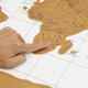 Paper Traveling Scratch Map World Edition Convenient Marking Toys Gift Paper Traveling Scratch Map World Edition Convenient Marking Toys Gift
