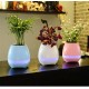 Potted Rims Speakers Creative Intelligent Music Speaker Flower Pot Toys Of Wireless bluetooth Stereo Potted Rims Speakers Creative Intelligent Music Speaker Flower Pot Toys Of Wireless bluetooth Stereo