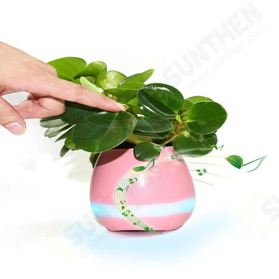 Potted Rims Speakers Creative Intelligent Music Speaker Flower Pot Toys Of Wireless bluetooth Stereo Potted Rims Speakers Creative Intelligent Music Speaker Flower Pot Toys Of Wireless bluetooth Stereo