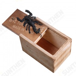 Prank Spider Inset Wooden Scare Box Trick Play Joke Lifelike Surprise April Fools' Day Funny Novelties Toys Gags Practical Gifts Prank Spider Inset Wooden Scare Box Trick Play Joke Lifelike Surprise April Fools' Day Funny Novelties Toys Gags Practical Gifts