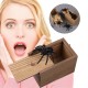 Prank Spider Inset Wooden Scare Box Trick Play Joke Lifelike Surprise April Fools' Day Funny Novelties Toys Gags Practical Gifts