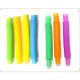 Random Color Decompression Fidget Pops Tube Telescopic Bellows Sensory Fun Stretch Tube Novelties Toy for Children's Gift