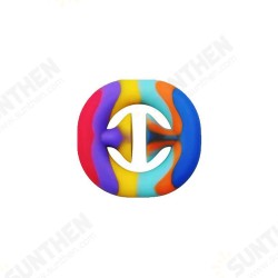 Silicone Finger Strength Grip Simple Grip Ring Unzip Novelties Toy Training Arm Muscle Strength and Release Pressure for Kids Adult Gift