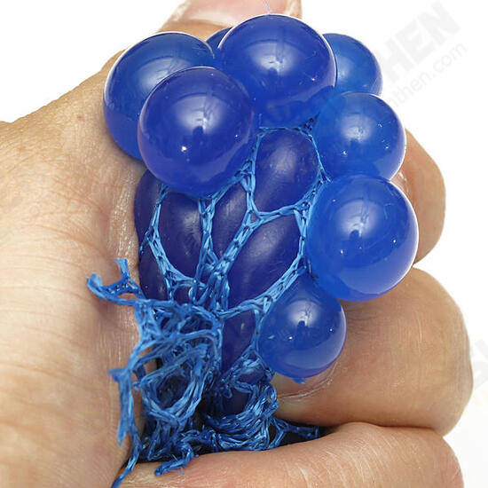 Squeeze Hand Wrist Exercise Stress Relief Toy Grape Shape