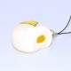 Squeeze Lazy Egg Yolk Stress Reliever Phone Bag Strap Pendent 4cm