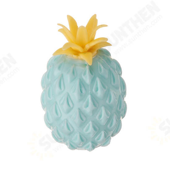 Squishy MultiColor Pineapple Stress Reliever Ball 11*7.5CM Squeeze Stressball Party Bag Fun Gift