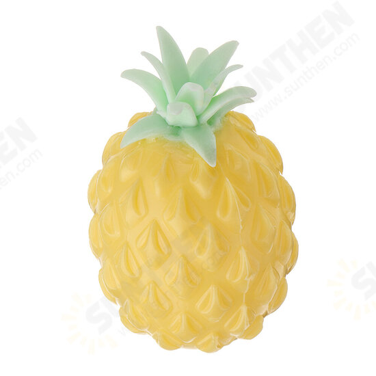 Squishy MultiColor Pineapple Stress Reliever Ball 11*7.5CM Squeeze Stressball Party Bag Fun Gift