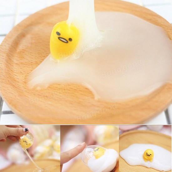 Squishy Yolk Grinding Transparent Egg Stress Reliever Squeeze Stress Party Fun Gift