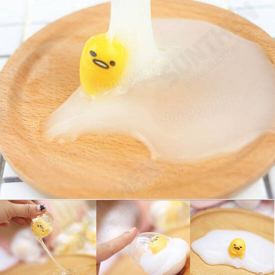 Squishy Yolk Grinding Transparent Egg Stress Reliever Squeeze Stress Party Fun Gift