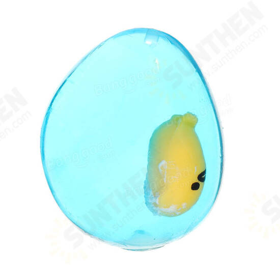 Squishy Yolk Grinding Transparent Egg Stress Reliever Squeeze Stress Party Fun Gift