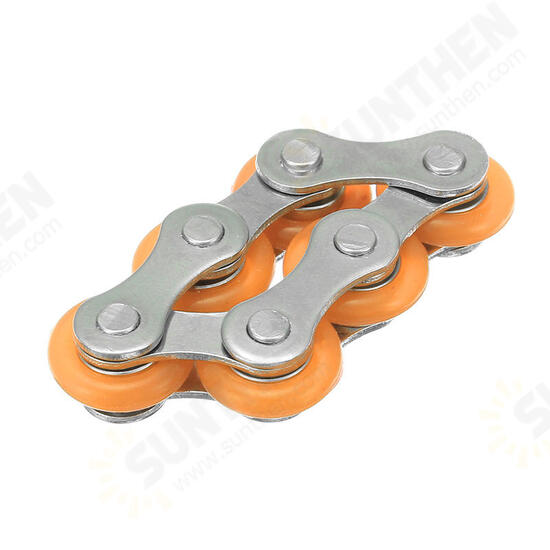 Stainless Steel Colorful Bicycle Chain Shape Rotating Fidget Hand Spinner EDC Reduce Stress Toys