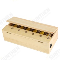 Stress-reduction Toy Multi Switch Wooden Boring Useless Box Strange Fully Assembled Toy Rechargeable For Children Birthday Gift