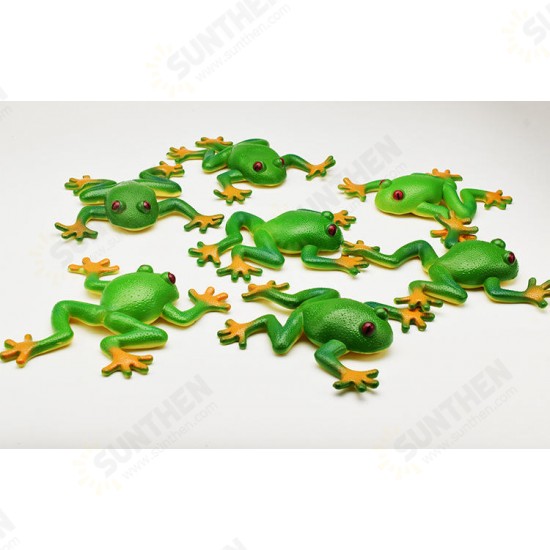 TPR Frog Model Squeeze Soft Stretch Toy 15cm Realistic Frog Novelties April Fool's Day Tricky Toys Creative Decompression Decoration TPR Frog Model Squeeze Soft Stretch Toy 15cm Realistic Frog Novelties April Fool's Day Tricky Toys Creative Decompression Decoration