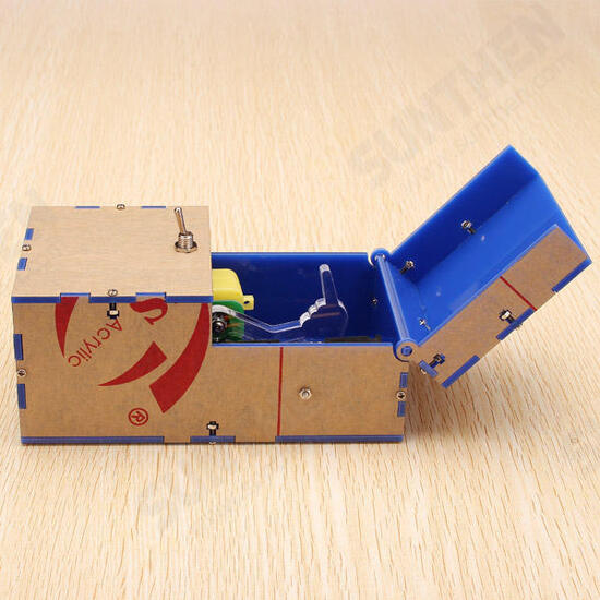 Useless Box DIY Kit Useless Machine Birthday Gift Toys Geek Gadget Fun Office Home Desk Decor