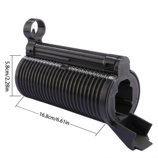 F10555 MP5-SD Bare Pipe 3D Printing Front Tube Decoration Part For Nerf N-Strike Elite