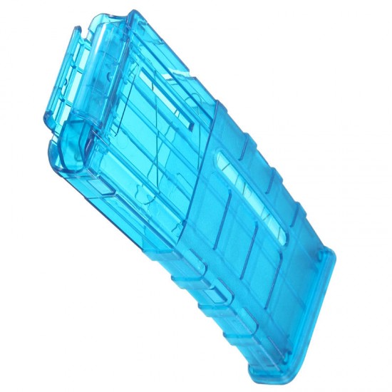 Mod ProphecyR 12 Darts Quick Reload Clip For Nerf N-Strike Blaster Blue Transparent Toys
