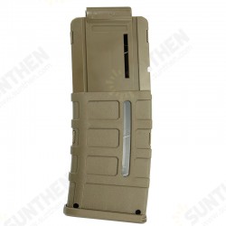 Toy 12Darts Plastic Clip Magazine For Nerf Modify Stryfe Elite Retaliator Blaster Toy Sand Color
