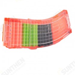 Toy 15Darts Plastic Clip Magazine For Nerf Modify Stryfe Elite Retaliator Blaster Toy Orange Transparen Toy 15Darts Plastic Clip Magazine For Nerf Modify Stryfe Elite Retaliator Blaster Toy Orange Transparen