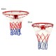 Wall Mounted Hanging Basketball Goal Hoop Rim Metal Netting