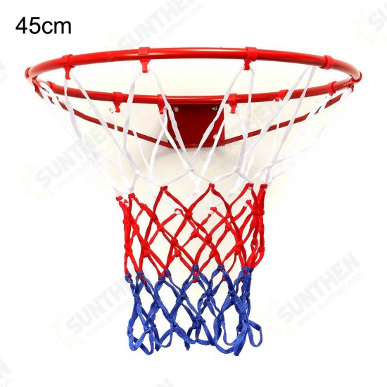 Wall Mounted Hanging Basketball Goal Hoop Rim Metal Netting