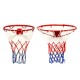 Wall Mounted Hanging Basketball Goal Hoop Rim Metal Netting