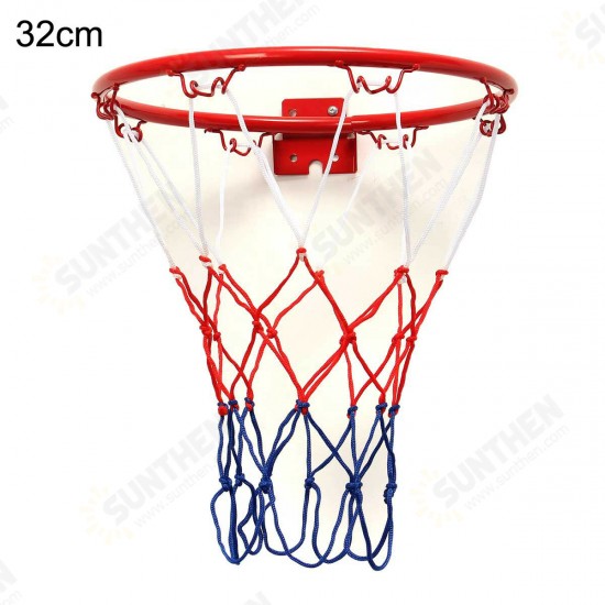 Wall Mounted Hanging Basketball Goal Hoop Rim Metal Netting