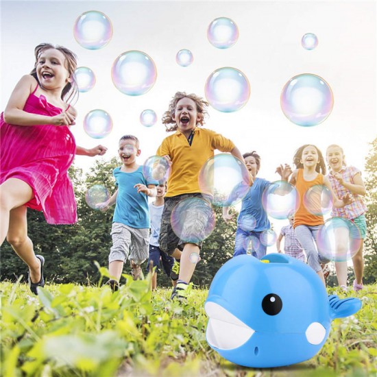 Whale Bubble Machine Automatic Bubble Machine Children Outdoor Indoor Toys