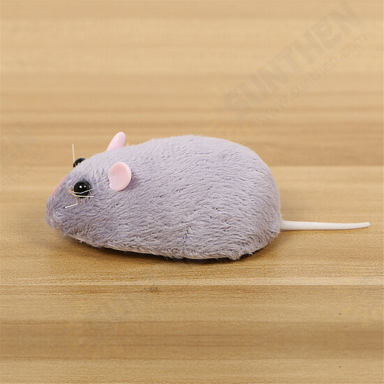 Wireless Electronic Remote Control Rat Plush RC Mouse Toy Hot Flocking Emulation Toys Rat for Cat Dog,Joke Scary Trick Toys