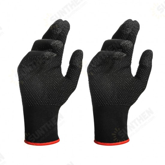 Anti Slip Touch Screen Gloves for Mobile Games Breathable Sweatproof Knit Thermal Gloves for PUBG FPS Gaming