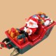 Christmas Train Set Electric Train Toy For Boys Girls Smokes Lights & Sound Railway Kits Steam Locomotive Engine Cargo Cars Tracks Christmas Gifts For Kids
