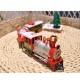 Christmas Train Set Electric Train Toy For Boys Girls Smokes Lights & Sound Railway Kits Steam Locomotive Engine Cargo Cars Tracks Christmas Gifts For Kids