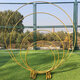 1/1.2/1.5/1.8/2.4M Gold Round Balloon Arch Metal Wedding Arch For Garden Yard Wedding Brithday Party