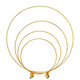 1/1.2/1.5/1.8/2.4M Gold Round Balloon Arch Metal Wedding Arch For Garden Yard Wedding Brithday Party