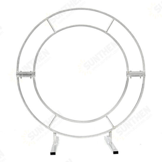 1.2m/1.5m/2m Circle Arch Framework Metal Round Wedding Party Romantic Backdrop