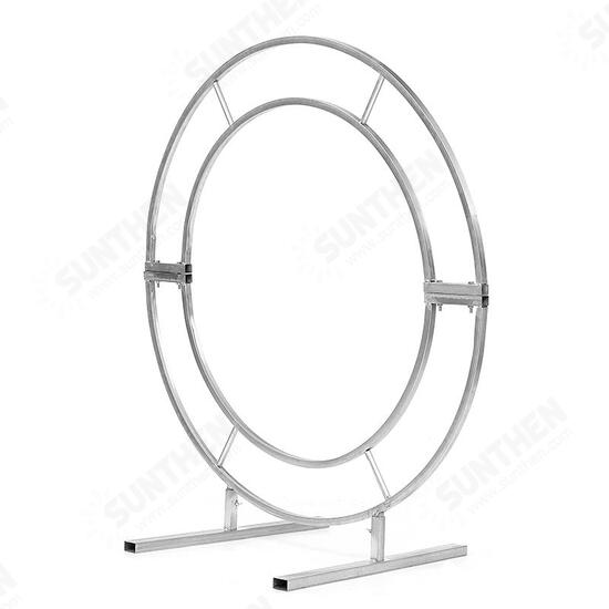 1.2m/1.5m/2m Circle Arch Framework Metal Round Wedding Party Romantic Backdrop