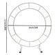 1.2m/1.5m/2m Circle Arch Framework Metal Round Wedding Party Romantic Backdrop