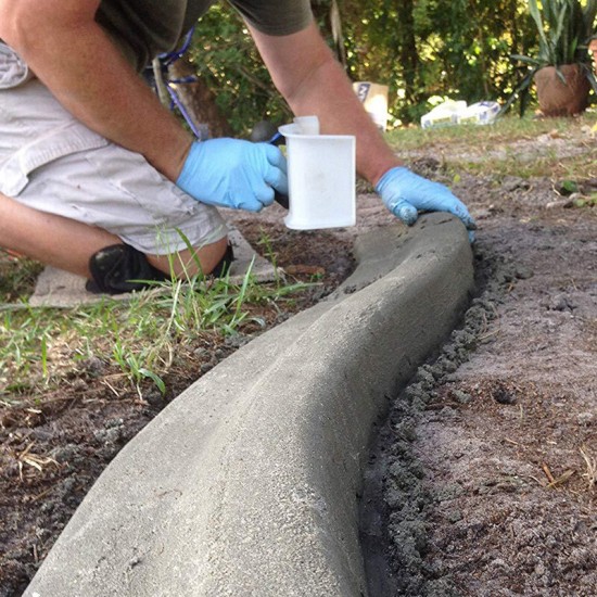 19x10x13cm Concrete Trowel Landscaping Edging Cement Shaper Homemade Landscape Edge Tool