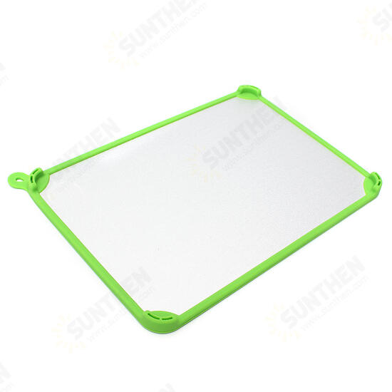 Kitchen Green Defrosting Tray Thaw Frozen Food Plate Quick Time Safe Defrost Anti-bacteria