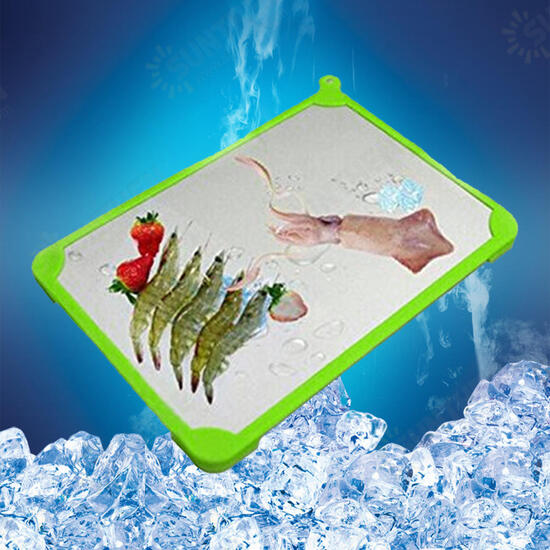 Kitchen Green Defrosting Tray Thaw Frozen Food Plate Quick Time Safe Defrost Anti-bacteria Kitchen Green Defrosting Tray Thaw Frozen Food Plate Quick Time Safe Defrost Anti-bacteria