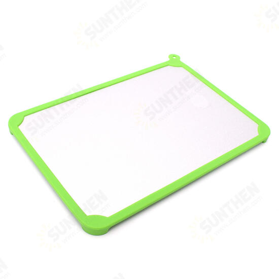 Kitchen Green Defrosting Tray Thaw Frozen Food Plate Quick Time Safe Defrost Anti-bacteria