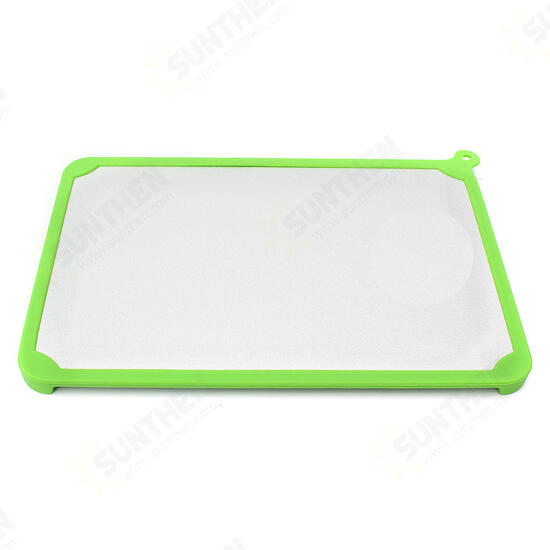 Kitchen Green Defrosting Tray Thaw Frozen Food Plate Quick Time Safe Defrost Anti-bacteria